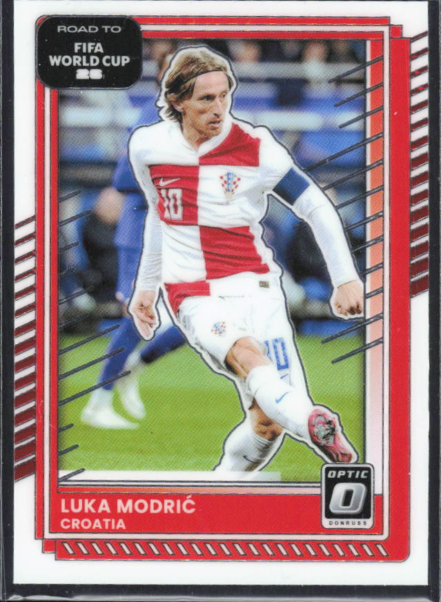 Luka Modrić 2025-26 Donruss Road to FIFA WC Optic #61 – framsida