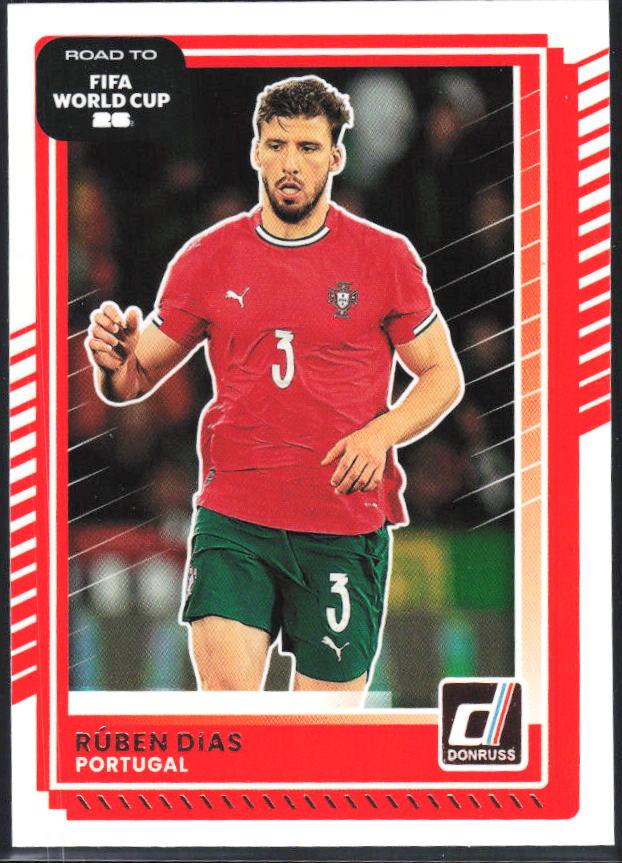 Rúben Dias 2025-26 Donruss Road to FIFA WC #93 – framsida