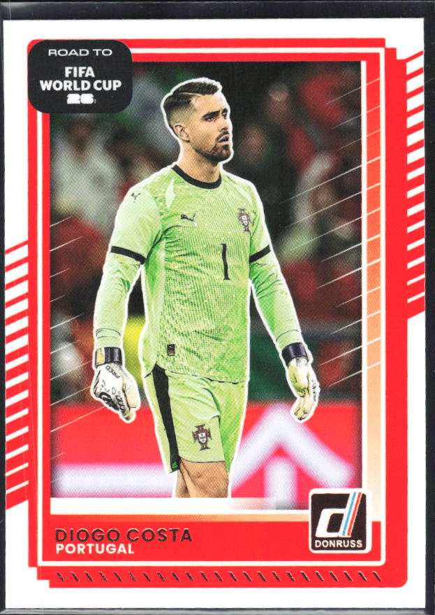 Diogo Costa 2025-26 Donruss Road to FIFA WC #87 – framsida