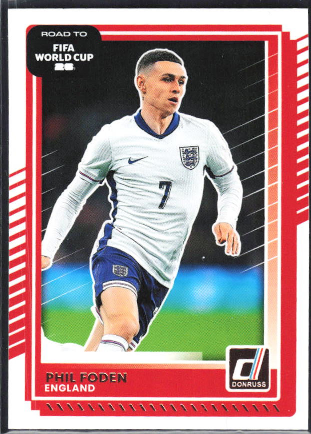 Phil Foden 2025-26 Donruss Road to FIFA WC #69 – framsida