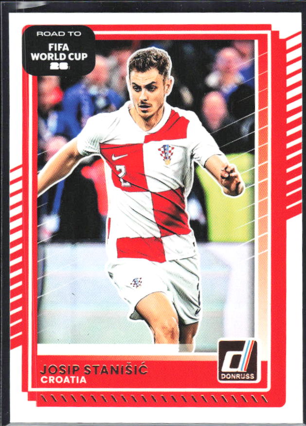 Josip Stanišić 2025-26 Donruss Road to FIFA WC #60 – framsida