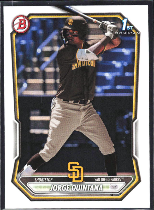 Jorge Quintana 2026 Bowman 1st Prospects #BP-93 – framsida