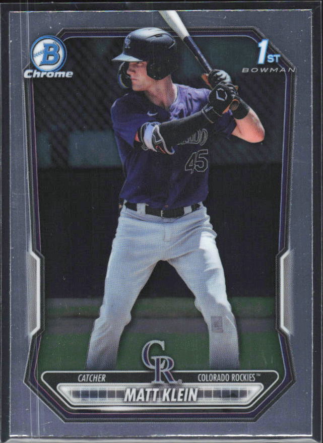 Matt Klein 2026 Bowman 1st Chrome Prospects #BCP-146 – framsida