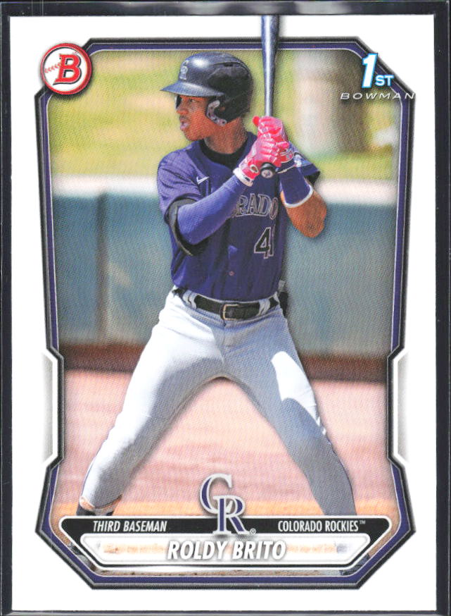 Roldy Brito 2026 Bowman 1st Prospects #BP-21 – framsida