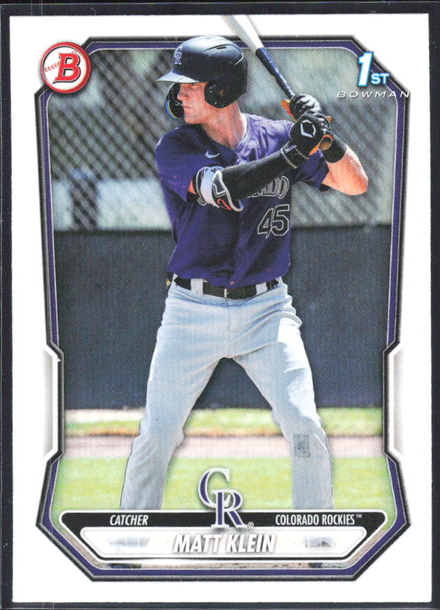 Matt Klein 2026 Bowman 1st Prospects #BP-146 – framsida