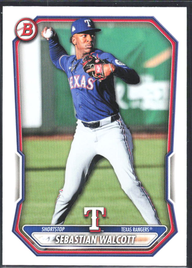 Sebastian Walcott 2026 Bowman Prospects #BP-51 – framsida