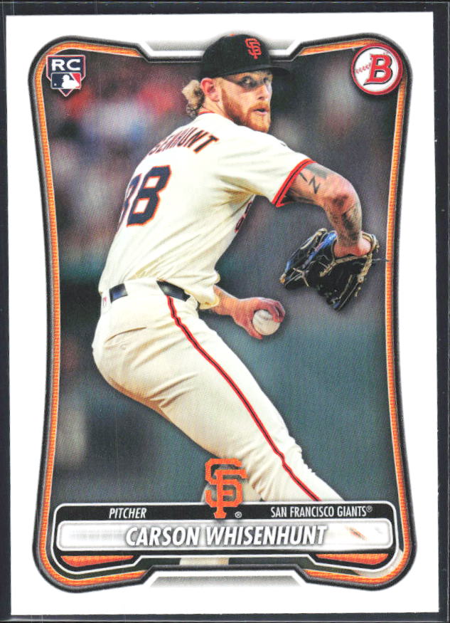 Carson Whisenhunt 2026 Bowman RC #16 – framsida