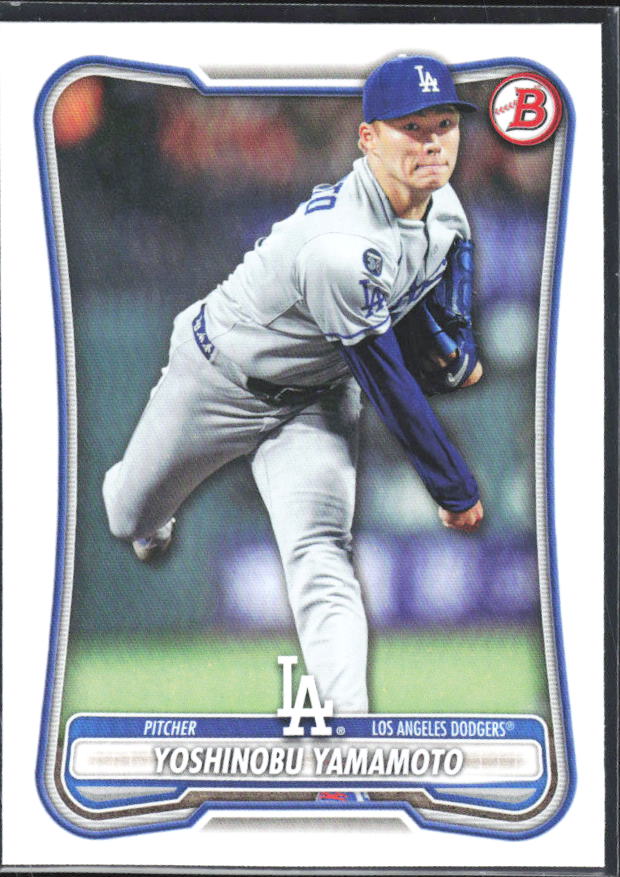 Yoshinobu Yamamoto 2026 Bowman #2 – framsida