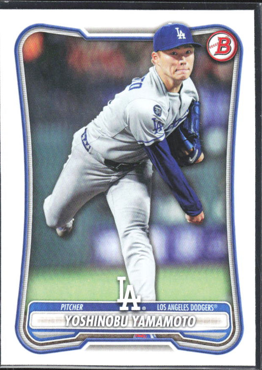 Yoshinobu Yamamoto 2026 Bowman #2 – framsida