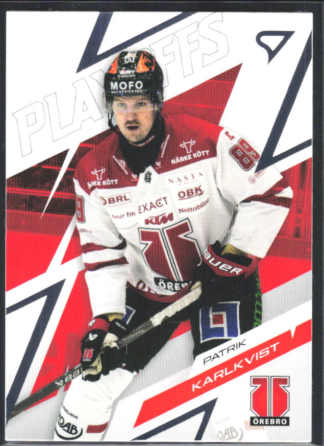 Patrik Karlkvist 2025-26 SHL Playoffs #77 – framsida