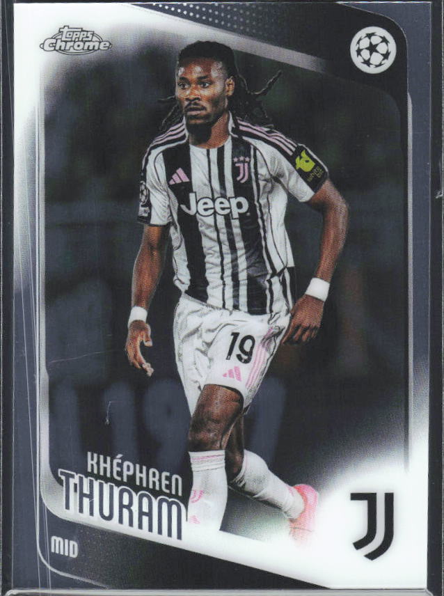 Khéphren Thuram 2025-26 Chrome UEFA #71 – framsida