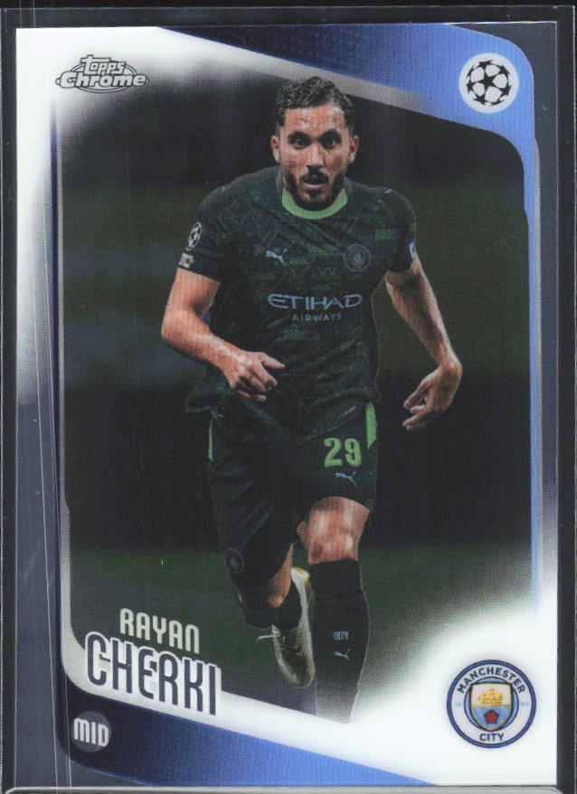 Rayan Cherki 2025-26 Chrome UEFA #1 – framsida