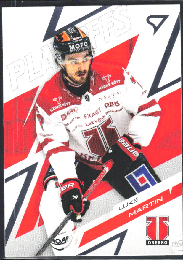 Luke Martin 2025-26 SHL Playoffs #75 – framsida