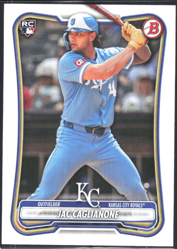Jac Caglianone 2026 Bowman RC #75 – framsida
