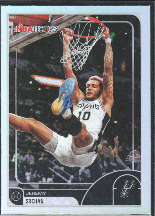 Jeremy Sochan 2025-26 NBA Hoops #154 – framsida