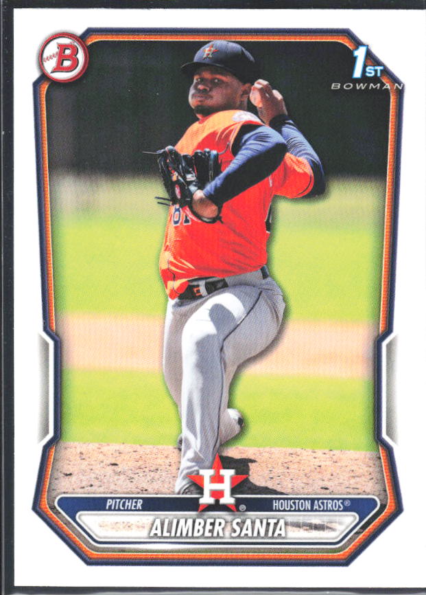 Alimber Santa 2026 Bowman 1st Prospects #BP-30 – framsida