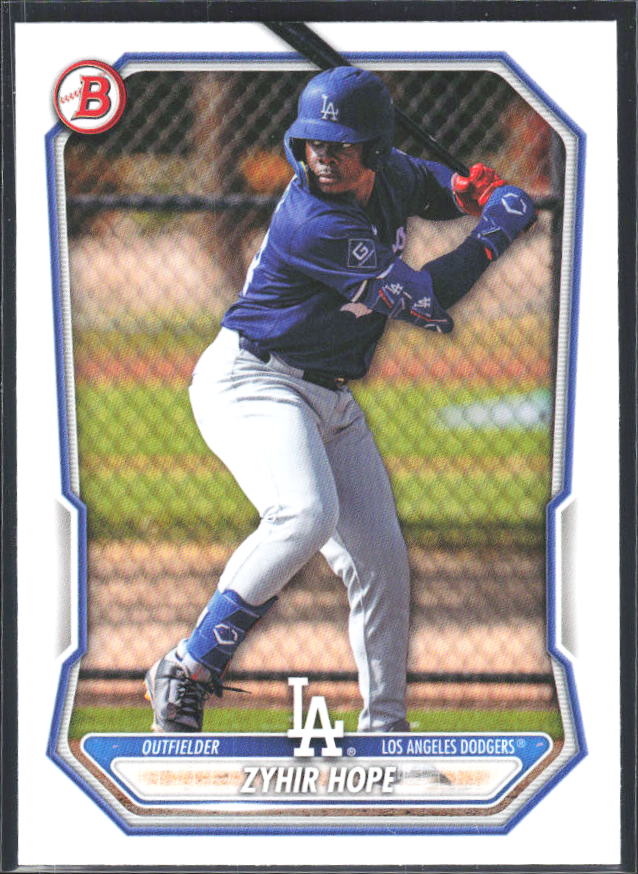 Zyhir Hope 2026 Bowman Prospects #BP-86 – framsida