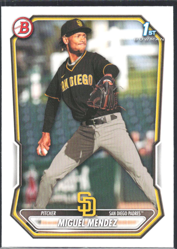 Miguel Mendez 2026 Bowman 1st Prospects #BP-107 – framsida