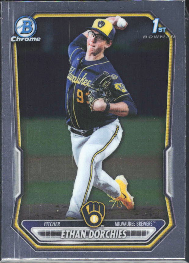 Ethan Dorchies 2026 Bowman 1st Chrome Prospects #BCP-52 – framsida