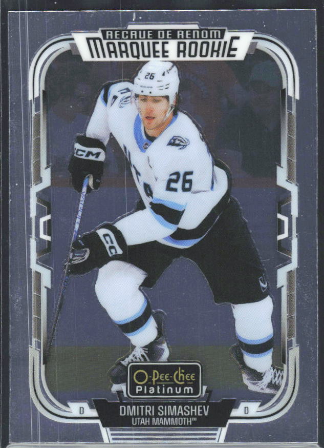 Dmitri Simashev 2025-26 O-Pee-Chee Platinum Marquee Rookie #285 – framsida