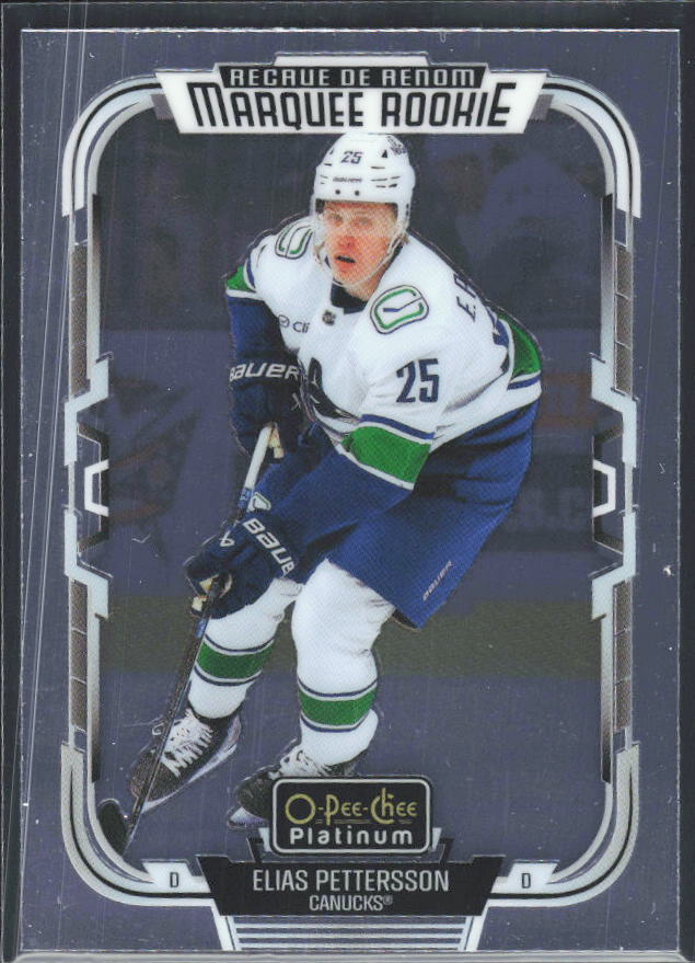 Elias Pettersson 2025-26 O-Pee-Chee Platinum Marquee Rookie #261 – framsida
