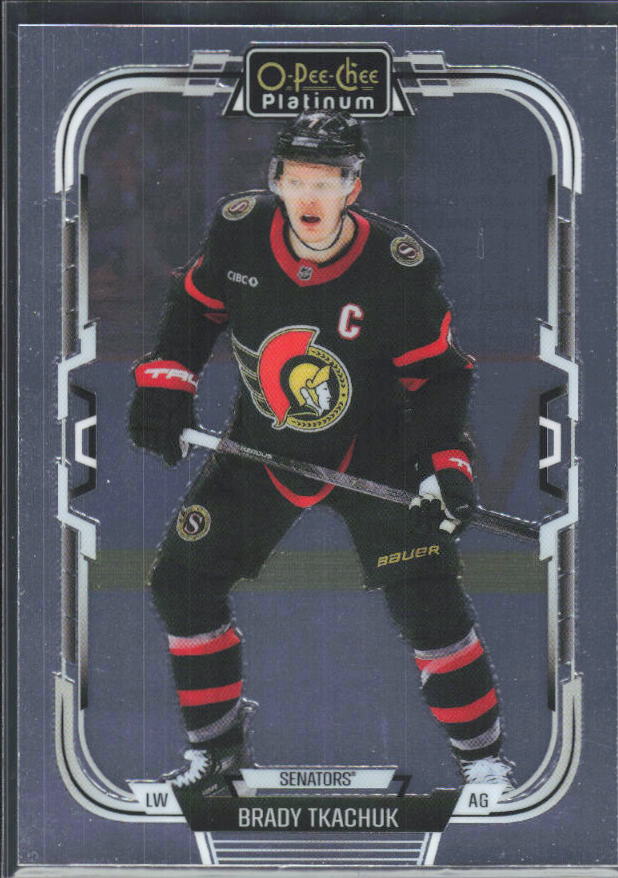 Brady Tkachuk 2025-26 O-Pee-Chee Platinum #122 – framsida