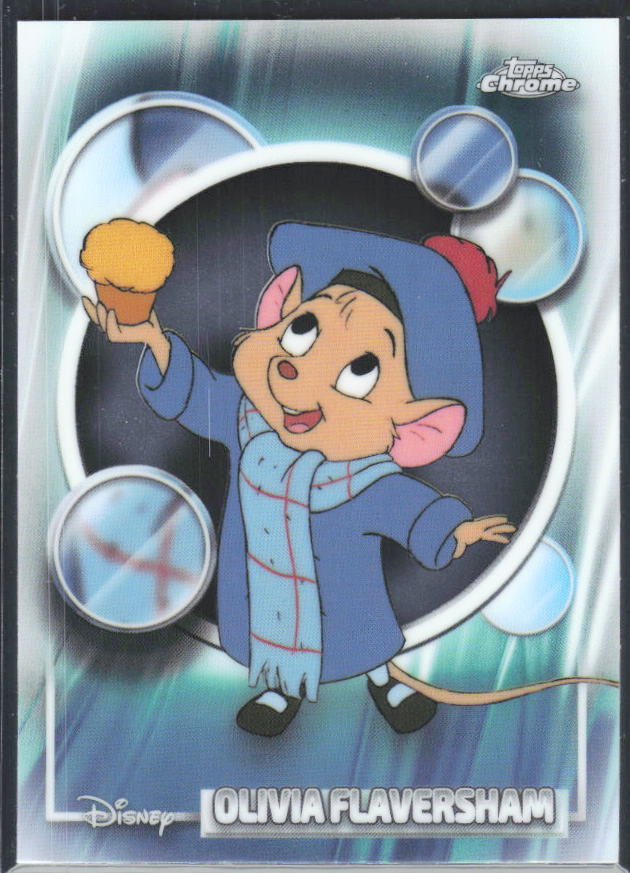Olivia Flaversham 2026 Chrome Disney #42 – framsida