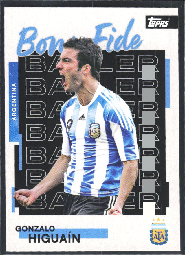 Gonzalo Higuaín 2026 Argentina Team Set Bona Fide Baller #24 – framsida