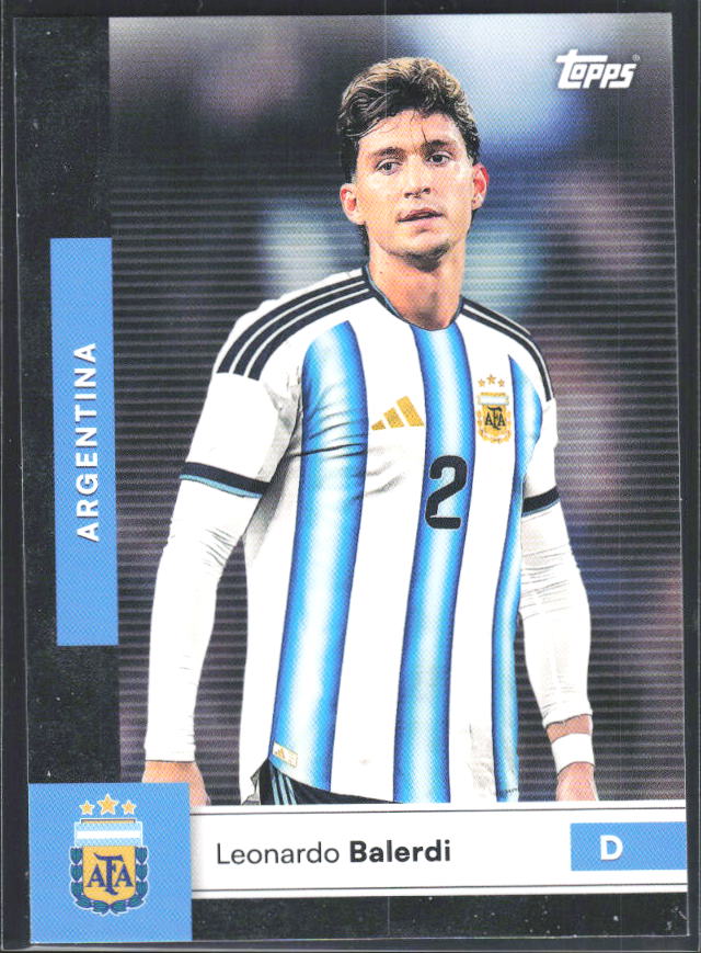 Leonardo Balerdi 2026 Argentina Team Set #3 – framsida