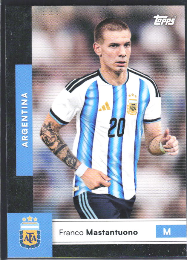 Franco Mastantuono 2026 Argentina Team Set #8 – framsida