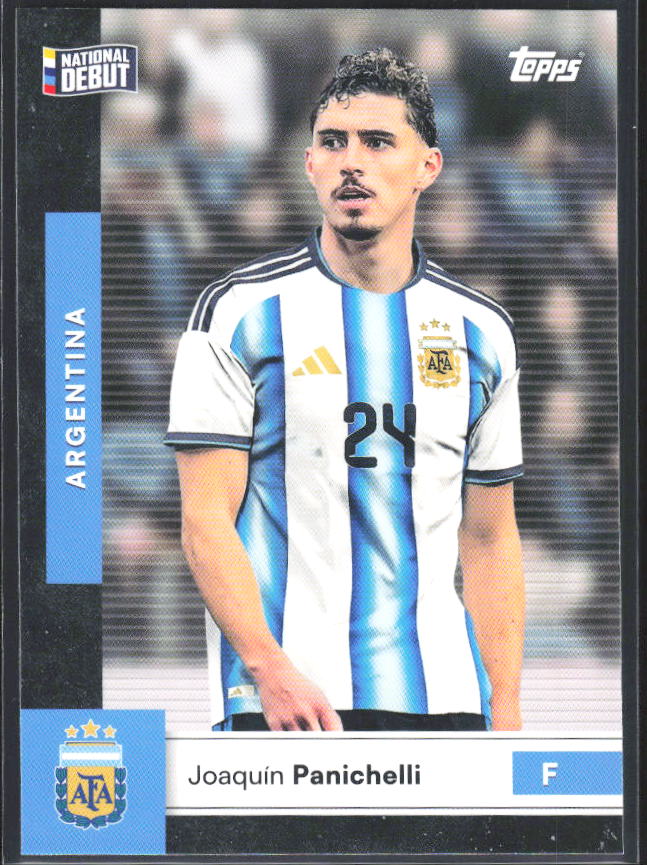 Joaquín Panichelli 2026 Argentina Team Set National Debut #20 – framsida