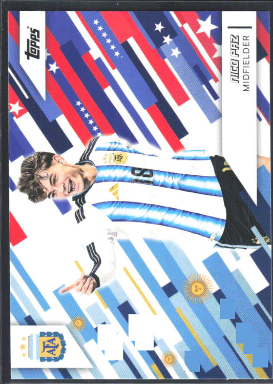 Nico Paz 2026 Argentina Team Set Toast the Host #38 – framsida