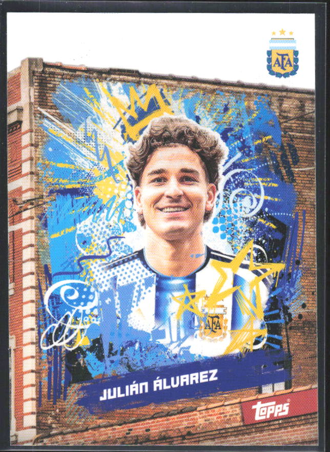 Julián Álvarez 2026 Argentina Team Set Block #29 – framsida
