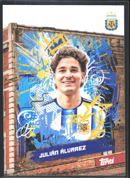Julián Álvarez 2026 Argentina Team Set Block #29 – framsida