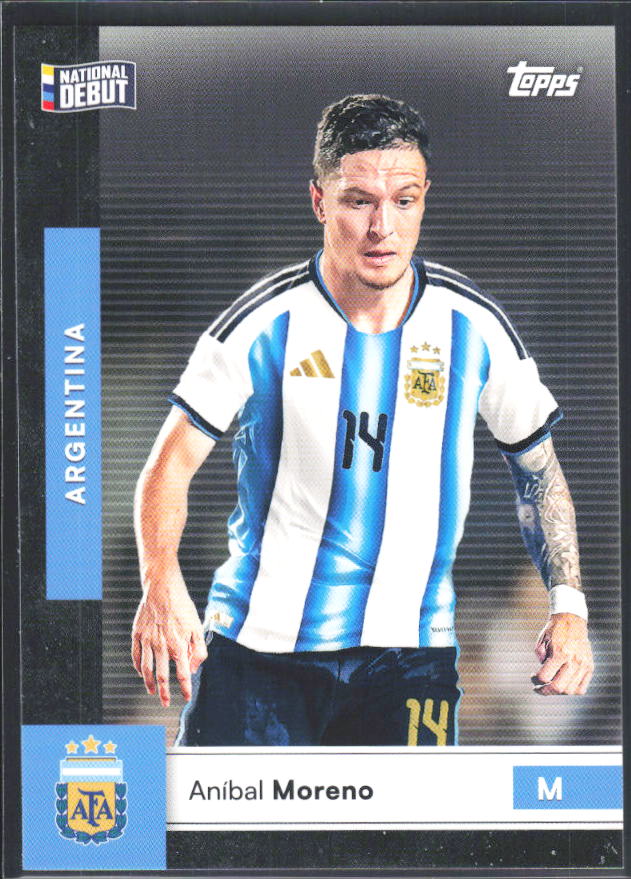 Aníbal Moreno 2026 Argentina Team Set National Debut #7 – framsida