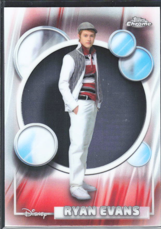 Ryan Evans 2026 Chrome Disney #185 – framsida
