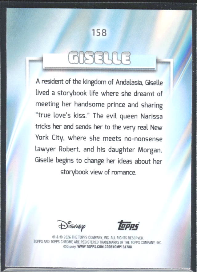 Giselle 2026 Chrome Disney #158 – baksida