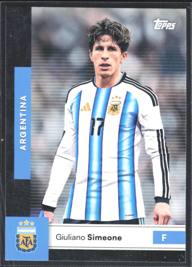 Giuliano Simeone 2026 Argentina Team Set #17 – framsida