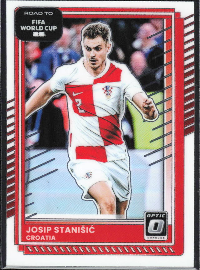 Josip Stanišić 2025-26 Donruss Road to FIFA WC Optic #60 – framsida