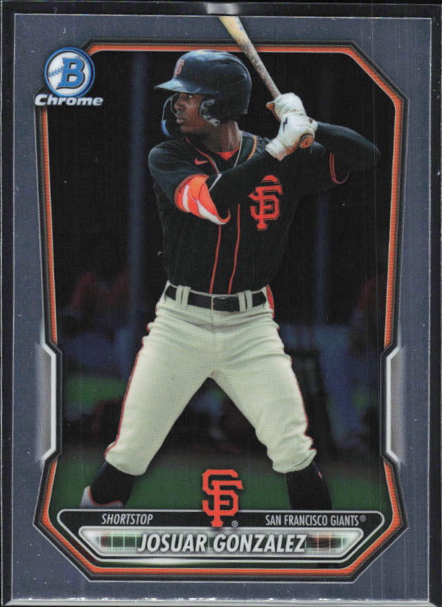 Josuar Gonzalez 2026 Bowman Chrome Prospects #BCP-56 – framsida