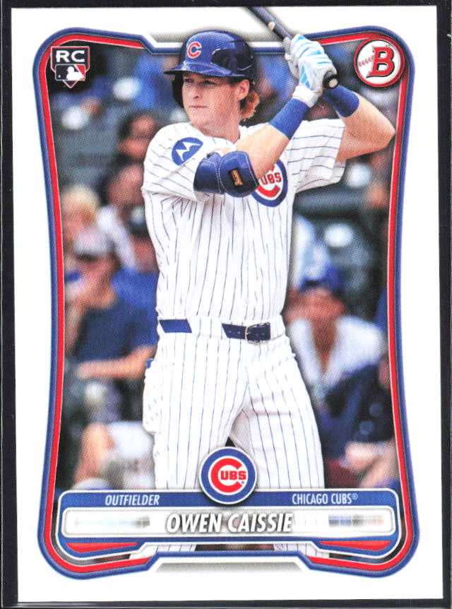 Owen Caissie 2026 Bowman RC #62 – framsida