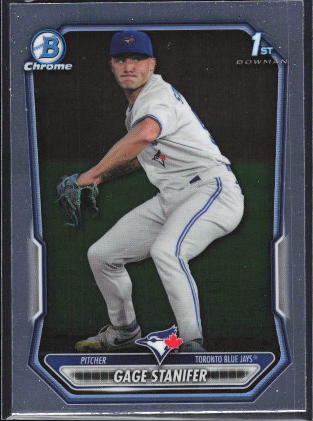 Gage Stanifer 2026 Bowman 1st Chrome Prospects #BCP-37 – framsida