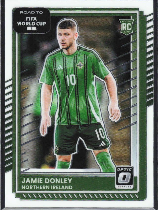 Jamie Donley 2025-26 Donruss Road to FIFA WC Optic RC #45 – framsida