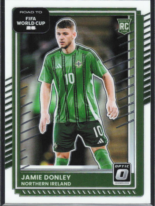Jamie Donley 2025-26 Donruss Road to FIFA WC Optic RC #45 – framsida