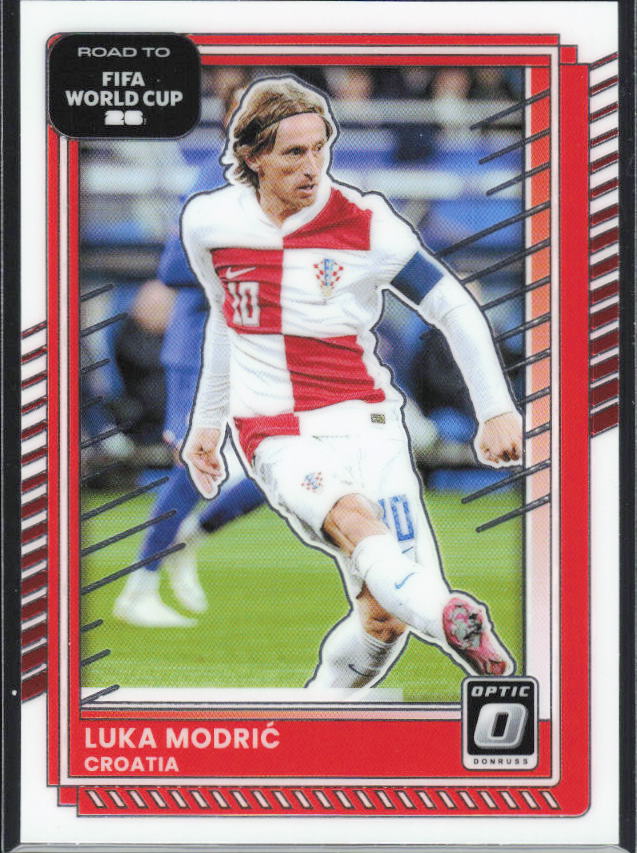 Luka Modrić 2025-26 Donruss Road to FIFA WC Optic #61 – framsida
