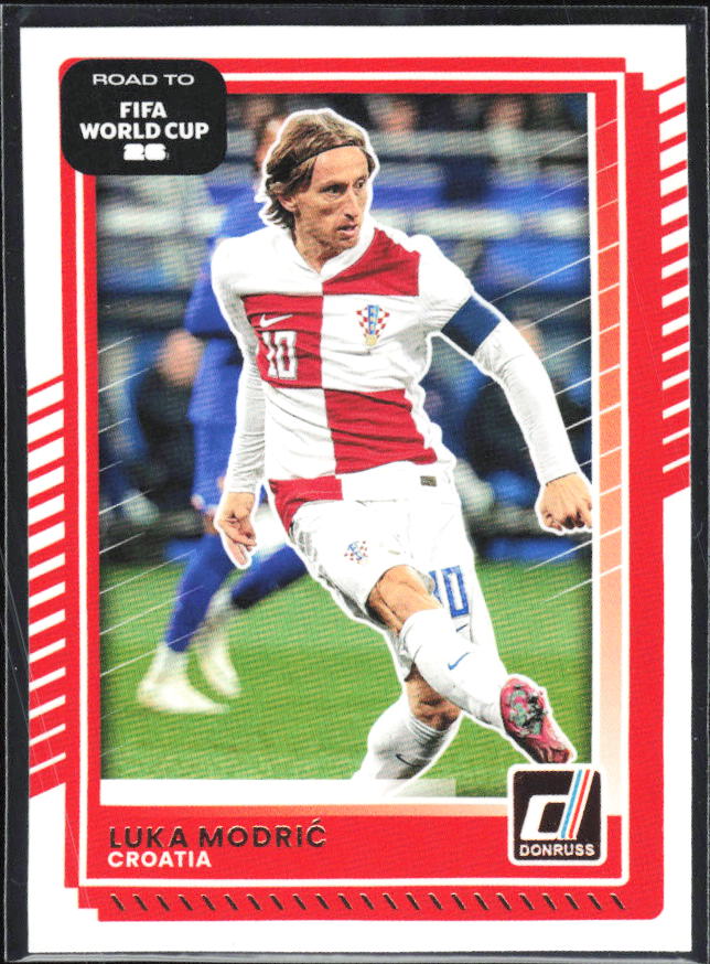 Luka Modrić 2025-26 Donruss Road to FIFA WC #61 – framsida