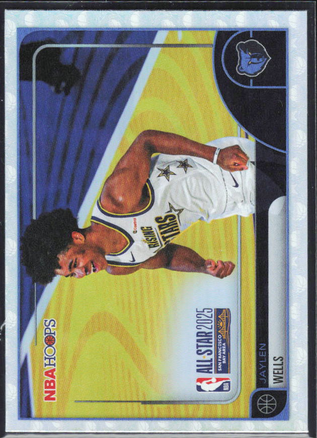 Jaylen Wells 2025-26 NBA Hoops All-Star 2025 #295 – framsida