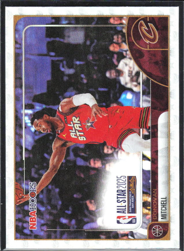 Donovan Mitchell 2025-26 NBA Hoops All-Star 2025 #287 – framsida
