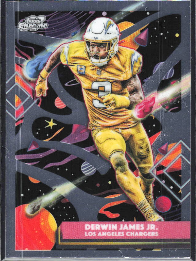 Derwin James Jr. 2025 Cosmic Chrome #55 – framsida