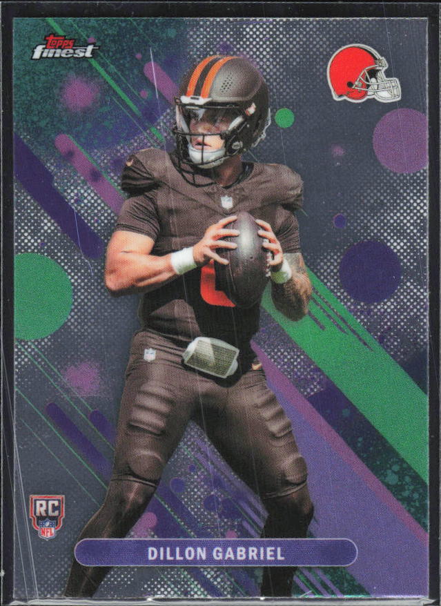 Dillon Gabriel 2025 Finest Common RC #5 – framsida
